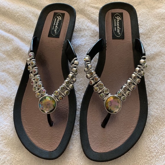 Jeweled Sandals - Picture 1 of 4